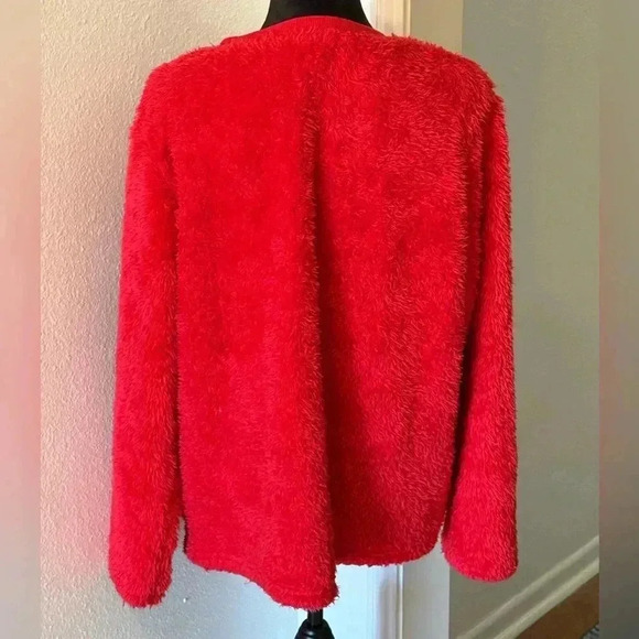 Secret Treasureres “Bake It Till You Make It” Furry Sweater - Picture 3 of 5